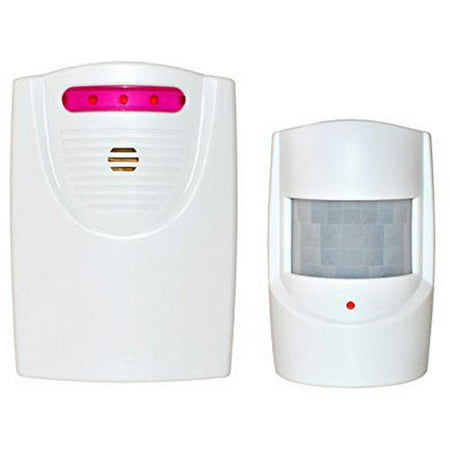 ALEKO QH-9822A White Safety Driveway Patrol Infrared And Wireless Home Security Alert Alarm System
