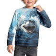 thumbnail image 1 of JTieacloth Garçons Chandail Décontracté à Col Rond Mode à Manches Longues pour Enfants Jeunes Garçons Hauts d'Été Tailles 3-5 Ans, 1 of 6