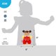 thumbnail image 5 of June Garden 9"" My First Doll Ava - Muñeca de peluche suave - Traje rojo, 5 of 5