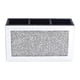 thumbnail image 1 of Soporte para brochas de maquillaje, organizador de mesa de escritorio de moda, vidrio fácil de limpiar para baño, oficina, mostrador, 1 of 9