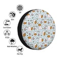 thumbnail image 4 of Naloa Carrot Rabbit PVC Leather Spare Tire Wheel Cover for Car Truck SUV Camper Trailer Universal Fit many size16 inch, 4 of 6