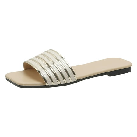 

PEASKJP Comfortable Sandals for Women Women s Gladiator Flat Sandals Fisherman Strappy Sandals Ankle Strap Sandals (White 7.5)