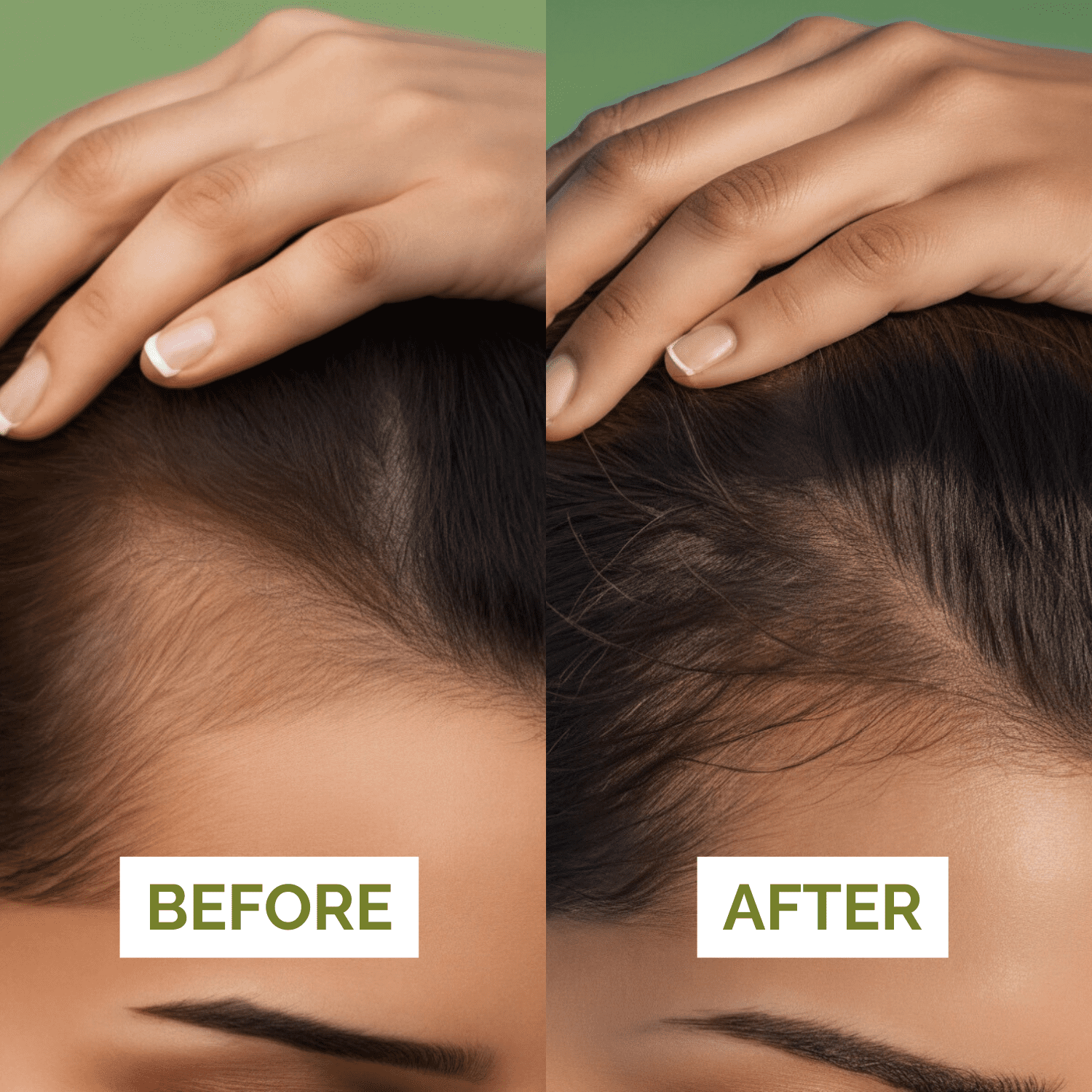 Just Nutritive Rosemary & Onion Hair Growth Oil Treatment for Thinning, Breakage, Scalp Health, Collagen Boost, Antioxidants, Omega-3 & 6 Fatty Acids for Stronger, Thicker Hair - 1 oz