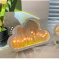 thumbnail image 5 of Topboutique Cloud Tulip Lamp, DIY Cloud Tulip Mirror Night Light,Night Light for Bedroom, Birthday Gifts, Christmas Gifts (Pink), 5 of 8