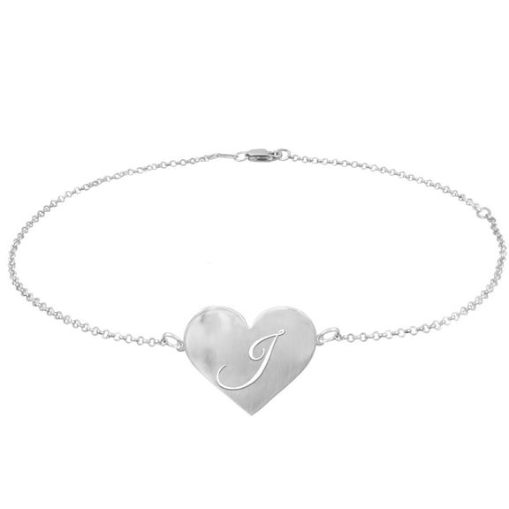 Initial Heart Anklet