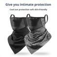 thumbnail image 4 of Visland Ridding Face Guard with Neck Gaiter UV Protection Breathable Ice Silk Cycling Sun Protection Ear-Hanging Face Guard Neck Gaiter, 4 of 8