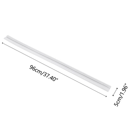 Pompotops Door Seam Upgrade Wear-resistant PVC Sealing Strip Windproof Bedroom Unilateral Door Seam Insect-proof Sealing Strip Clearance