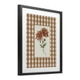 thumbnail image 3 of Stupell Industries Neutral Plaid Mums Black Framed Print Under Glass, design by Lisa Wehmeyer, 3 of 9