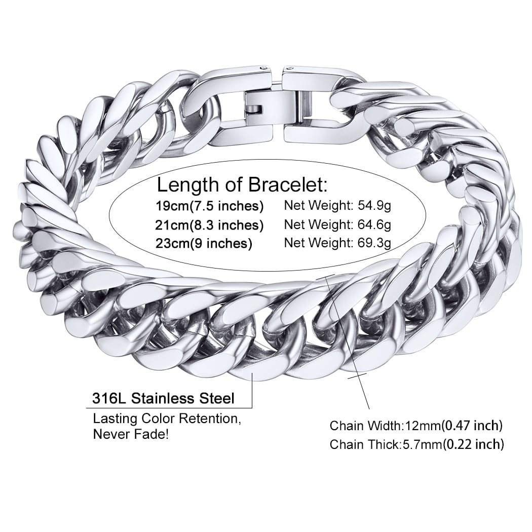 Women Boy Italy Made 925 Sterling Silver 3.5mm Diamond Cut Chain Bracelet  7