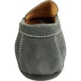 thumbnail image 6 of Masimo Mens Suede Driving Moccasins Adult Male Slip on Dress Shoes Grey 7.5, 6 of 7