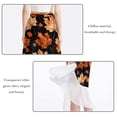 thumbnail image 2 of Maple Leaves Stunning Chiffon Beach Dresses for Women - Summer Dress for the Beach, 2 of 6