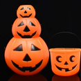 thumbnail image 5 of Cestas de calabaza de Halloween para Candy Hunt Tote Jack Lantern Pumpkin Barrel Decoraciones Kids Candy Jar Pumpkin Jar Juguetes JAMW Sencillez, 5 of 5