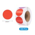thumbnail image 2 of Uxcell 500pcs Rollo de Etiquetas Redondas de Color Mezclado de 1 Pulgada Etiquetas Autoadhesivas para Manualidades de Bricolaje, 2 of 6
