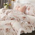 thumbnail image 4 of Duvet Cover Set Washed Microfiber Soft Breathable Zipper Closure Duvet Cover Set, 4 of 6