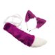 thumbnail image 2 of Orejas de animales y cola larga Juego de orejas y cola de piel sintética para carnaval festivo Mardi Púrpura Yuyangstore Cola, 2 of 8