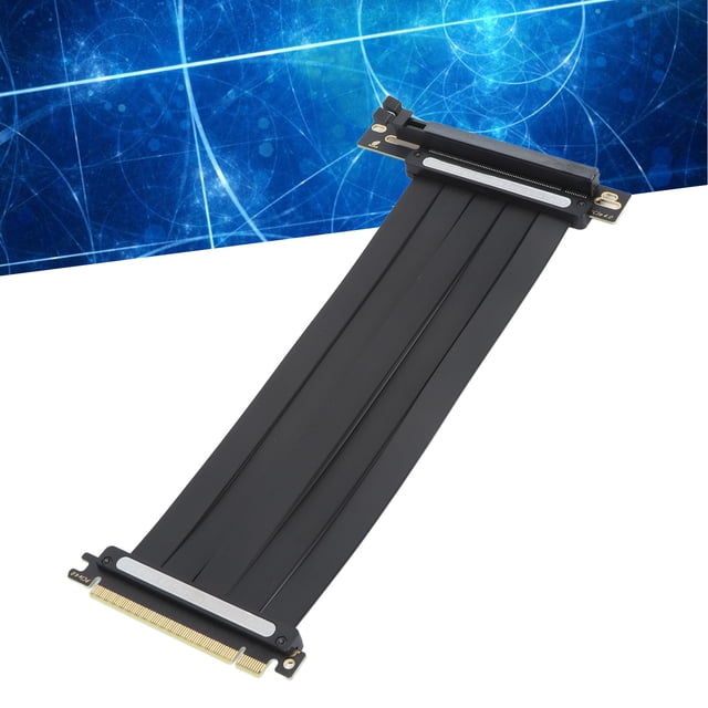 Cable de Extensión PCIe4.0 x16, Ángulo Recto, Kinde Emi de Alta Velocidad, Compatible Con GPU RTX 4090, Para X570, B550, Z590, Z690