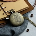 Double Roman Numerals Numbers Pocket Watch AntiTarnish Open Face Watch
