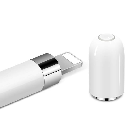 Amerteer Magnetic Pencil Cap Stylus Pen Charging Protective Cap Compatible for Apple Pen Stylus for iPad Pro 10.5 inch 12.9 inch 9.7 inch White