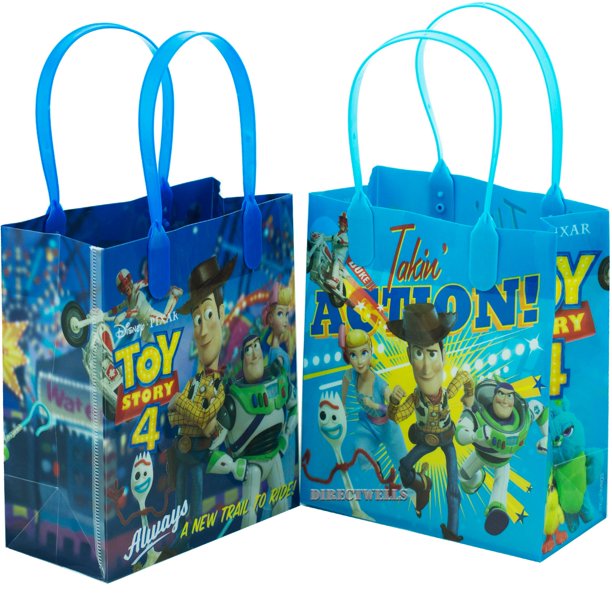 Toys Story 12 Reusable Small Goodie Bags 6"