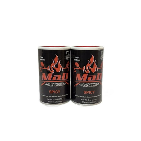 MaD Cajun Seasoning Spicy 8oz - 2 Pack