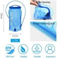 thumbnail image 5 of Hydration Backpack with 1.5L Water Bladder 5.5L Running Hydration Vest Breathable and Lightweight Marathon Trail Running Backpack for Cycling, Climbing and Hiking, 5 of 5