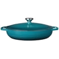 thumbnail image 2 of Hierro fundido esmaltado Casserole Lodge de 3,6 litros con tapa, apto para horno, 2 of 3