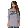 thumbnail image 4 of US Air Force USAF Girlfriend Pride Women's Long Sleeve T Shirt Brisco Brands X, 4 of 6
