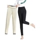 thumbnail image 2 of Txlixc Polainas Femeninas, Pantalones Elásticos de Cintura Alta de Color Sólido Grueso Txlixc moda, 2 of 9