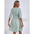 thumbnail image 2 of ORUYROP Women's Asymmetrical Solid Overlap Bodycon Workwear Skirt, 2 of 7