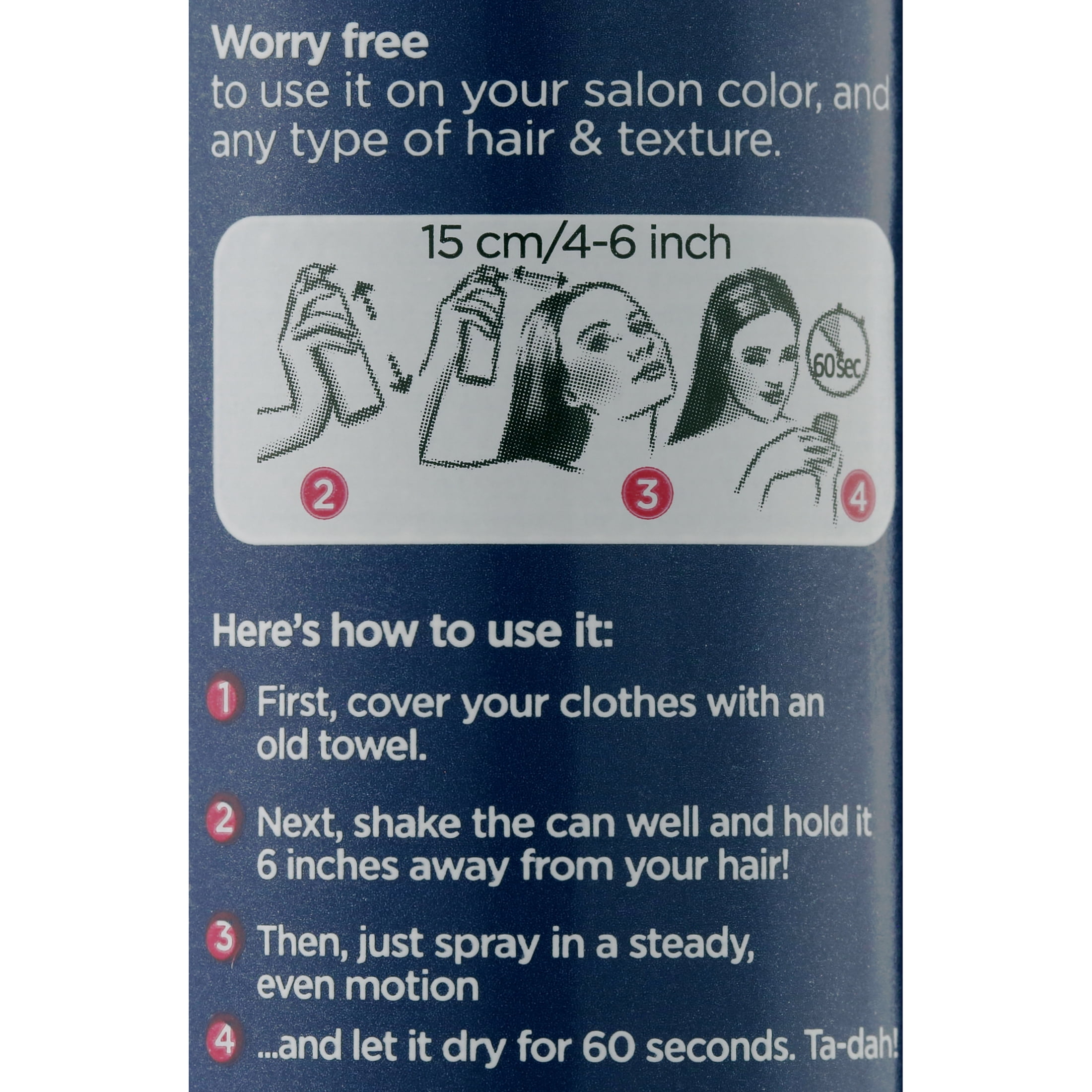 Clairol Root Touch-Up Color and Volume 2-in-1 Spray, Temporary Root Spray Hair Dye, Dark Brown, Hair Color, 1.8 oz