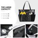 thumbnail image 3 of Fotbe Geometric Lines Dog Art Bolsa de Viaje para Playa - Resistente al Agua, Bolsa Tote de Gran Capacidad y Ligera con 7 Bolsillos para Mujeres y Hombres, 3 of 7