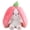 nanguaPink, variant on Carrot Rabbit Plush Toy, Soft Fluffy Bunny Stuffed Animal with Removable Carrot Hood, Cute Food-Themed Plushie for Kids & Adults, Perfect Gift for Birthday, Easter, Bunny Lover