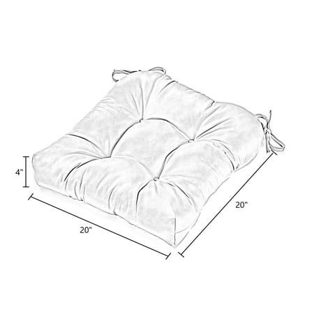 

20” x 20” Navy Tufted Dining Seat Cushion