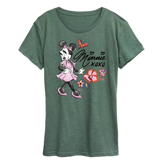 Disney - Minnie Mouse - Women's Short Sleeve Graphic T-Shirt