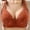 Orange, variant on Sports Bras for Women Breathable Push Up Bra Supportive Seamless Bra Orange 3XL