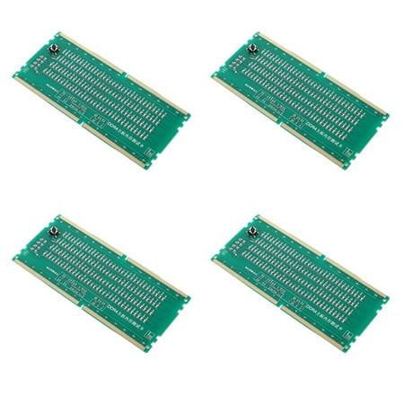 4X DDR4 Test Card RAM Memory Slot Out LED Desktop Motherboard Repair Analyzer Tester