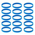thumbnail image 1 of Pulsera de silicona de 15 Piezas Salvador Deportiva plegables azul, 1 of 8