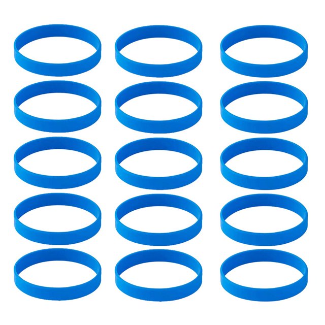 Pulsera de silicona de 15 Piezas Salvador Deportiva plegables azul