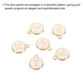 thumbnail image 5 of Uxcell Letter Pendants Drops Set, 26 Pack Alphabet Pendant Double Sided for Jewelry Making DIY, White, 5 of 6