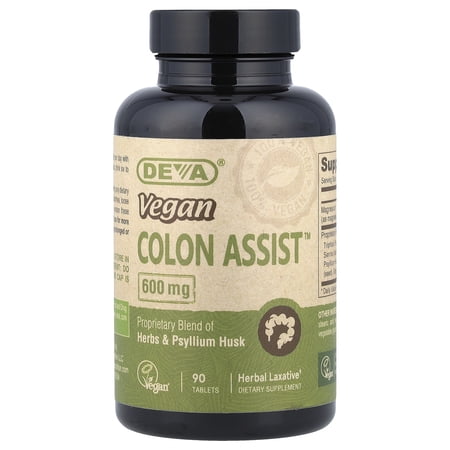 Deva Vegan Colon Cleanse - 595 mg - 90 Tablets