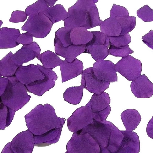 MasteelfCA 1000pcs Silk Rose Petals Decorations for Wedding Party (Purple)