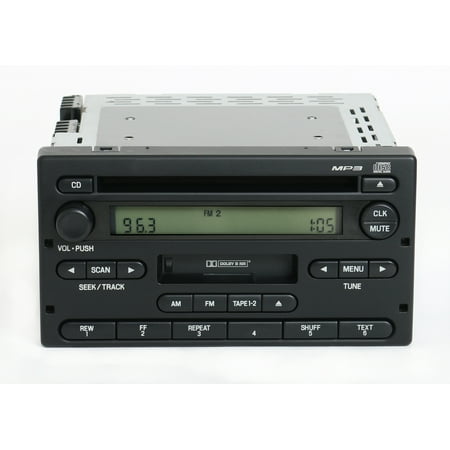 Ford Ranger 2004-2005 Radio AM FM CD Cassette Player Part Number 4L5T-18C868-AF -