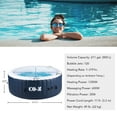 thumbnail image 2 of CO-Z 2-4 Person 6ft Inflatable Hot Tub Pool with Massage Jets and All Accessories Blue, 2 of 10