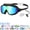 Black*2, variant on Splashy Eyes Goggles, HD Anti-Fog UV Protection Leak-Proof, Easy Snap-On + No Hair Pulling + Nose Clip & Ear Plugs