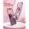 thumbnail image 3 of i-Blason Cosmo Snap Designed for iPhone 12 Mini Case 5.4 Inch (2020 Release), Slim with Built-in 360° Rotatable Ring Holder Kickstand Supports Car Mount (Purple), 3 of 7