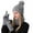 Grey, variant on HNMKIU Winter Warm Knitted Scarf Hat Set Thermal Lined Outdoor Riding Ear Cold Weather Grey - One Size