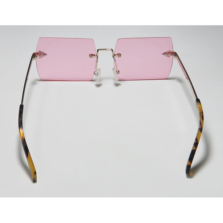Karen Walker The Bird Rimless Rectangle Sunglasses Karen Walker - The Bird Sunglasses // Authorized Karen  main image 4
