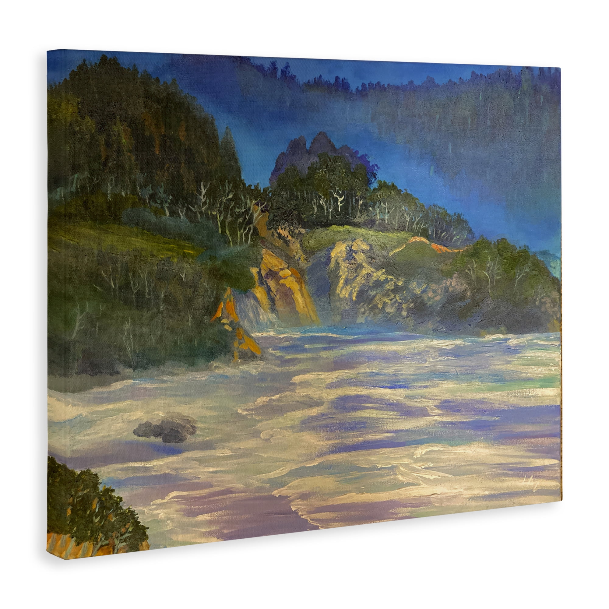 Stupell Industries Natural Wilderness Coastline Canvas Wall Art, design by Lee Ann Zirbes
