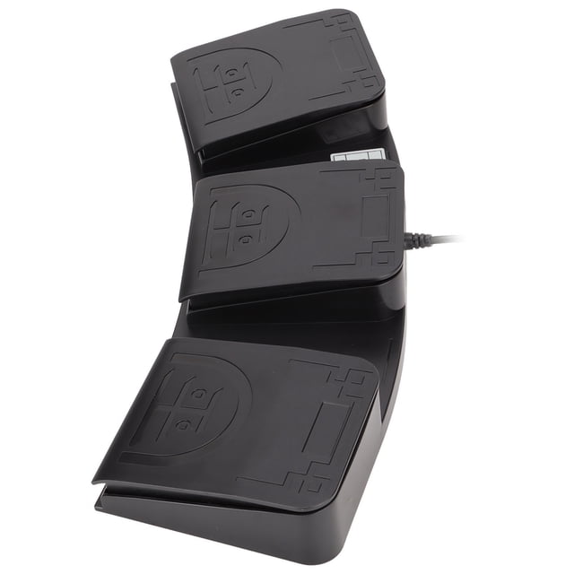 Pedal De Computadora, Interruptor De Pie USB Ergonómico Sensible Soporte De Control De Juego MIDI Para Juegos Para Instrumentos Para Medios