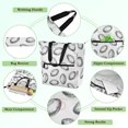 thumbnail image 2 of ALAZA Rugby Balls Football School Book Bag Kids Tote Bags Handbag, 2 of 7